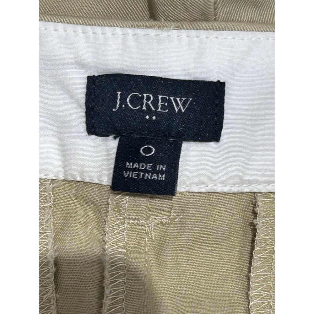 J. Crew Chino Tan Chino Shorts Women's 0 - Picture 3 of 3